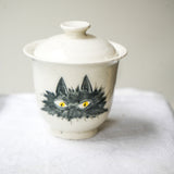 100 Cats Gaiwan Midnight Eyes 100ml Teaware- Cha Moods