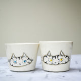 100 Cats Twin Mischieves Tea Mug 110ml Teaware- Cha Moods