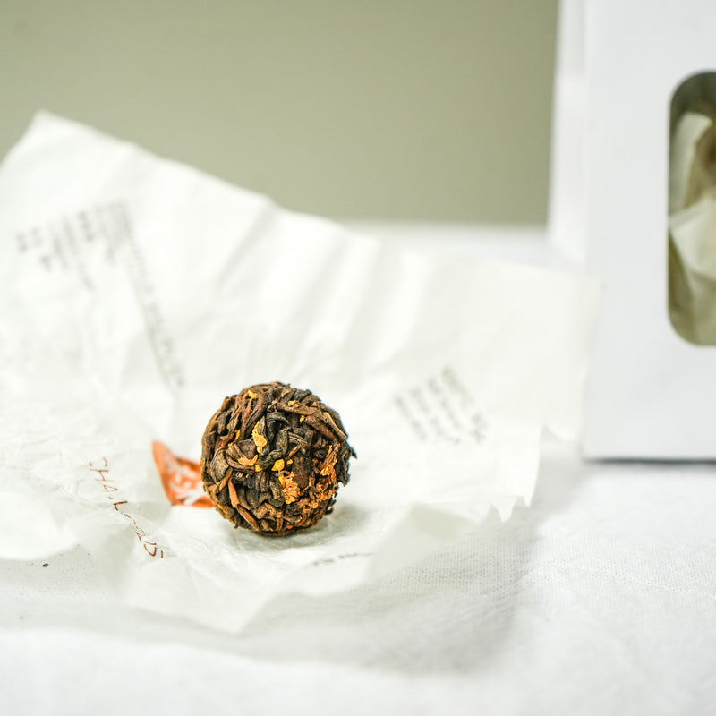 Osmanthus Shu Pu'er Dragon Ball 4g| Pu'er Tea  Tea & Infusions- Cha Moods