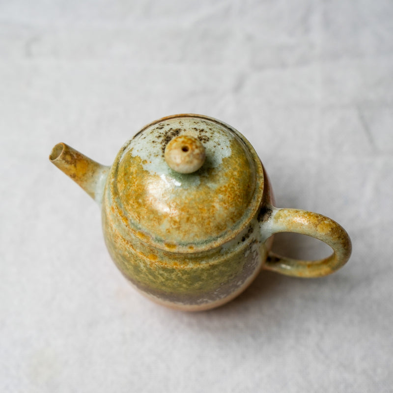 Raw 'Autumn Bloom' Wood Fired Ceramic Teapots 70ml Teaware- Cha Moods