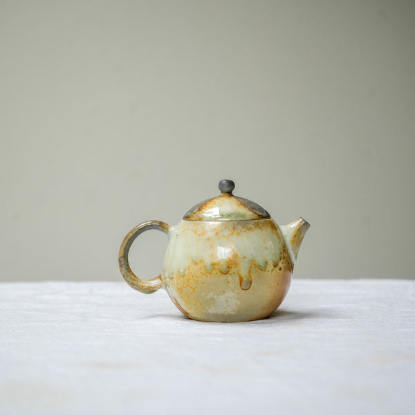 Raw 'Dragon Egg' Wood Fired Ceramic Teapots 100ml Teaware- Cha Moods