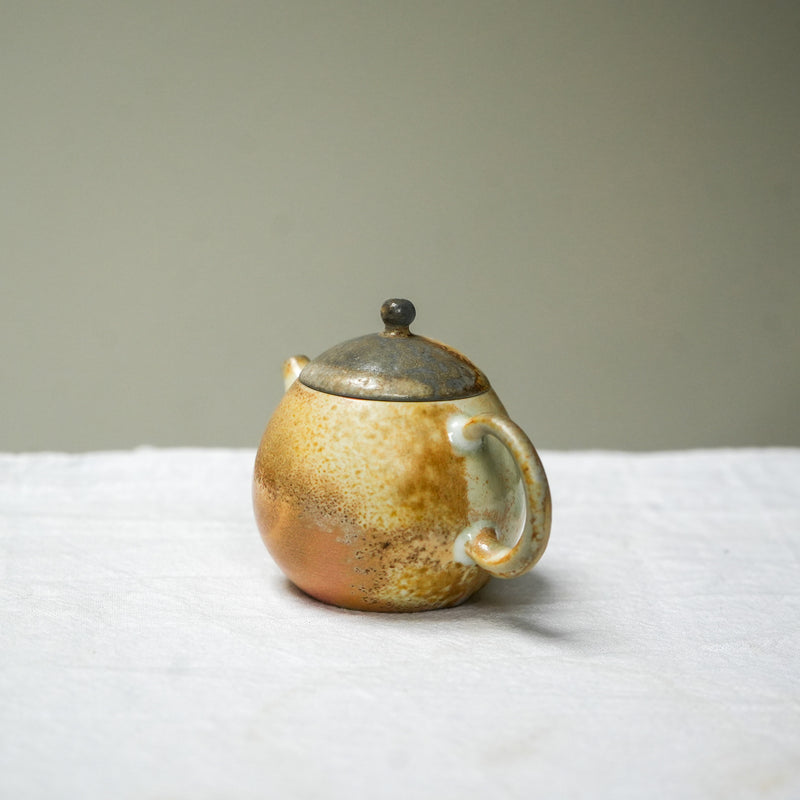 Raw 'Dragon Egg' Wood Fired Ceramic Teapots 100ml Teaware- Cha Moods