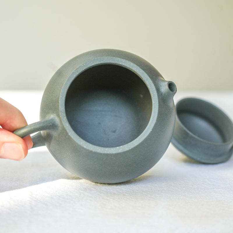 Yixing Lü Ni (Green Clay) Xishi Teapot 120ml  Teaware- Cha Moods