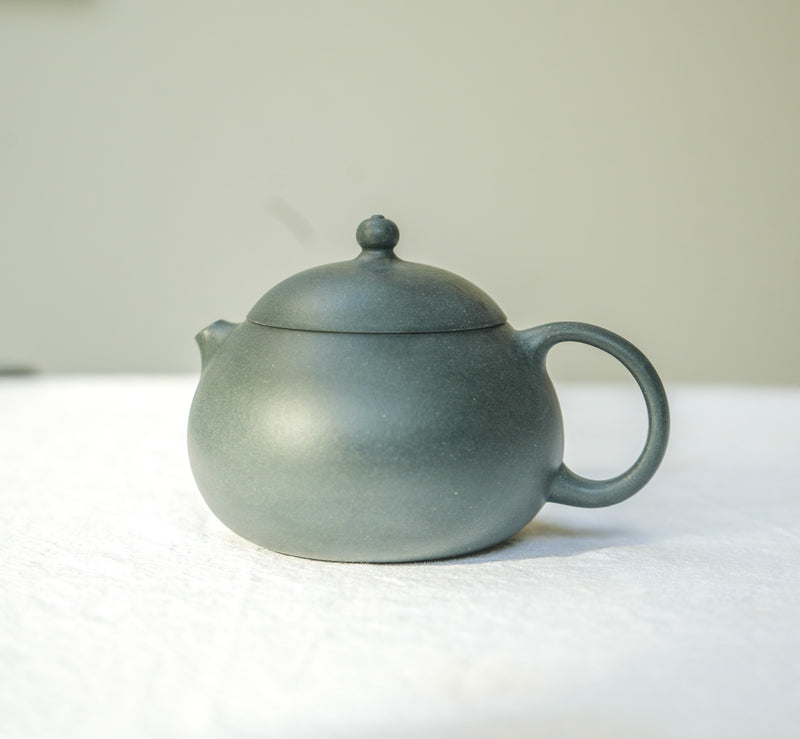 Yixing Lü Ni (Green Clay) Xishi Teapot 120ml  Teaware- Cha Moods